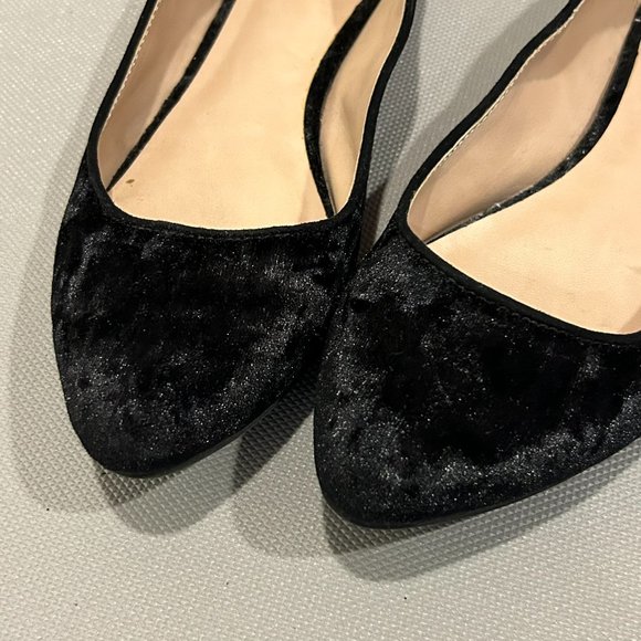 Mix No.6 Velvet Black Flats | Size 7 - Picture 8 of 8